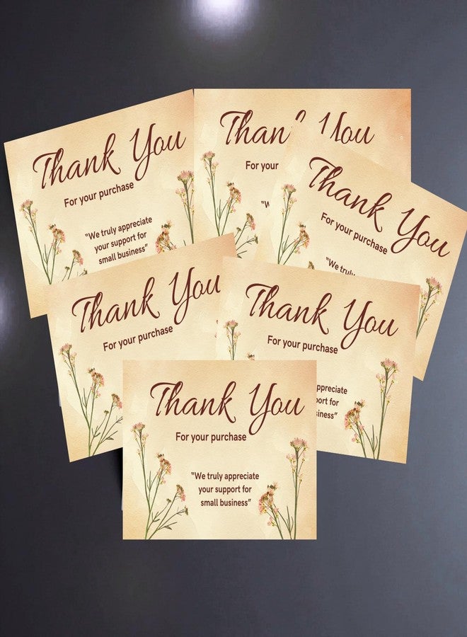 BenignCraft Thank You Tags, 100 Pcs Colored Professional Designed (6 × 9 Cm) Packaging Cards for Gift Shop Small Business E-Commerce, Thanksgiving Labels to Customers - Image 5